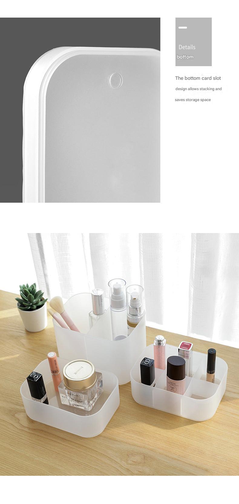 desktop organizer box for makeup and essentials image 1