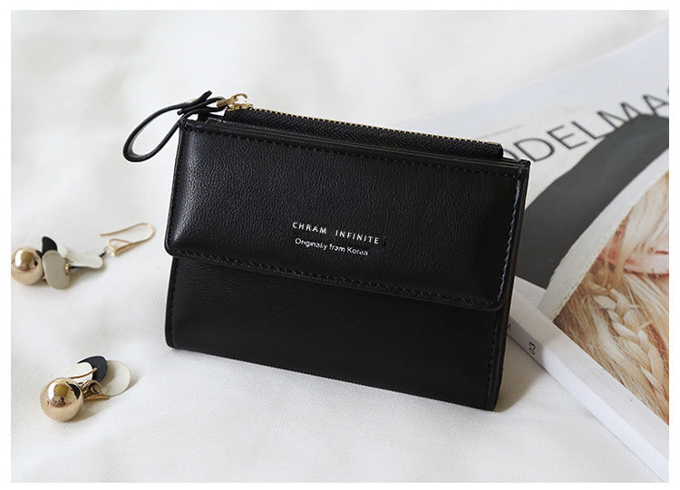 Elegant light green RFID-blocking wallet