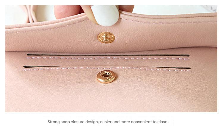 Chic RFID wallet with multiple card slots