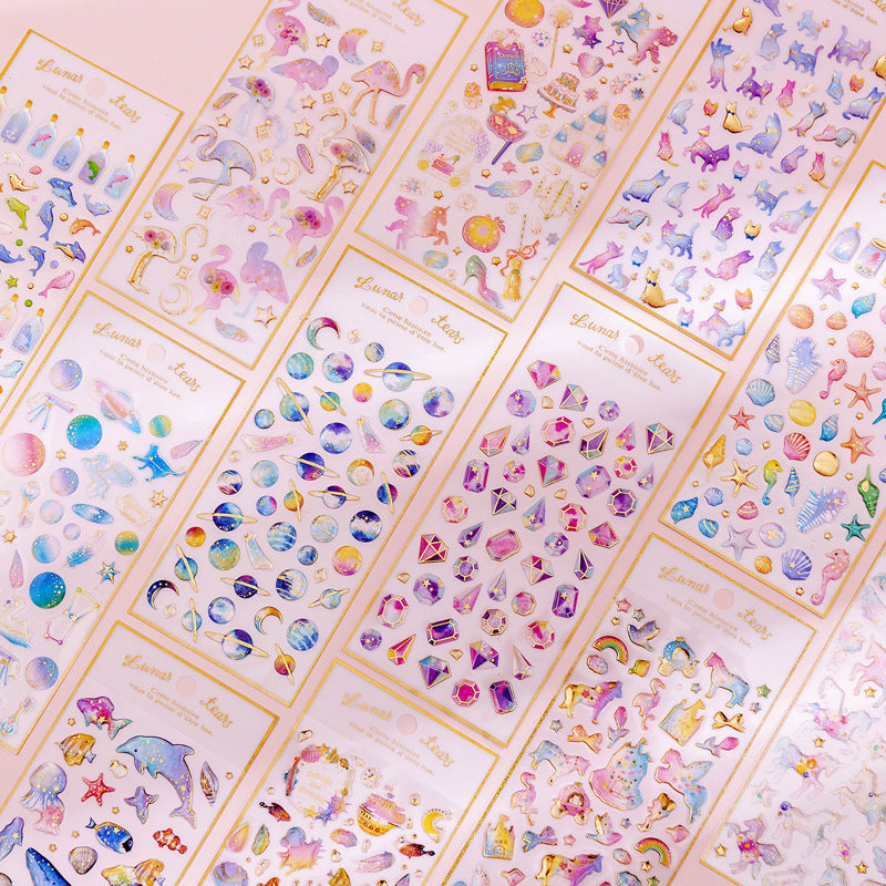 colorful whimsical animals sticker image