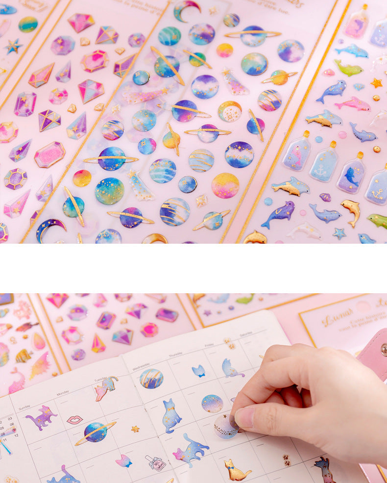 colorful whimsical animals sticker image