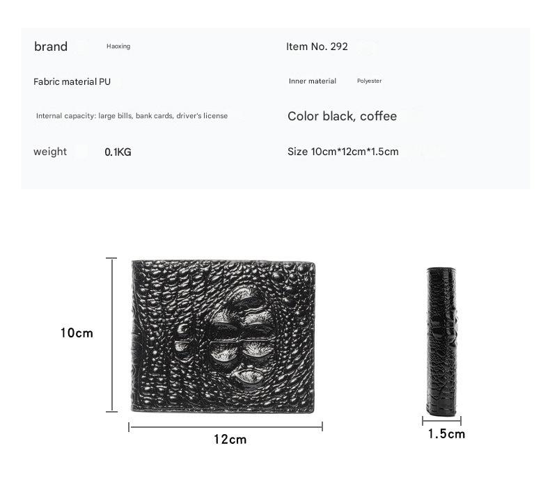 Compact two-fold wallet for men - image 7