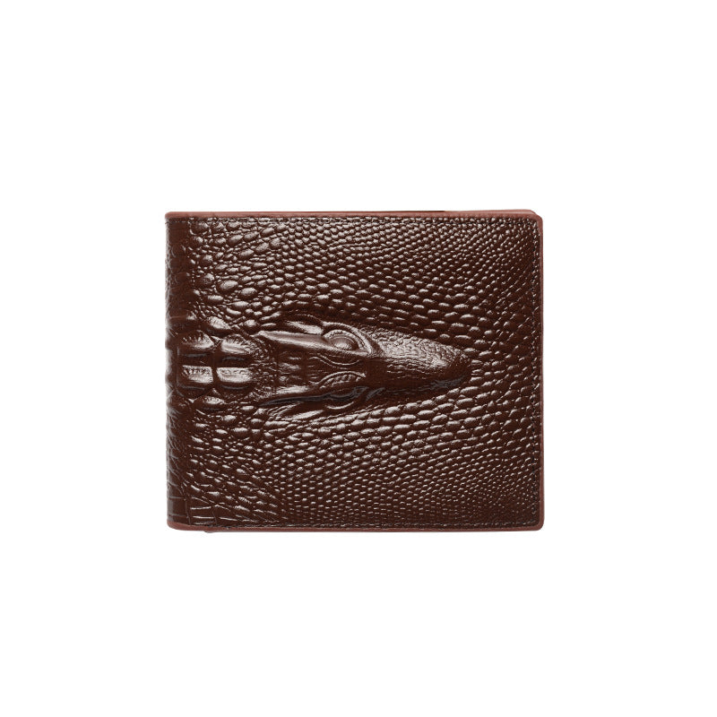 PU leather men's wallet in black - image 4