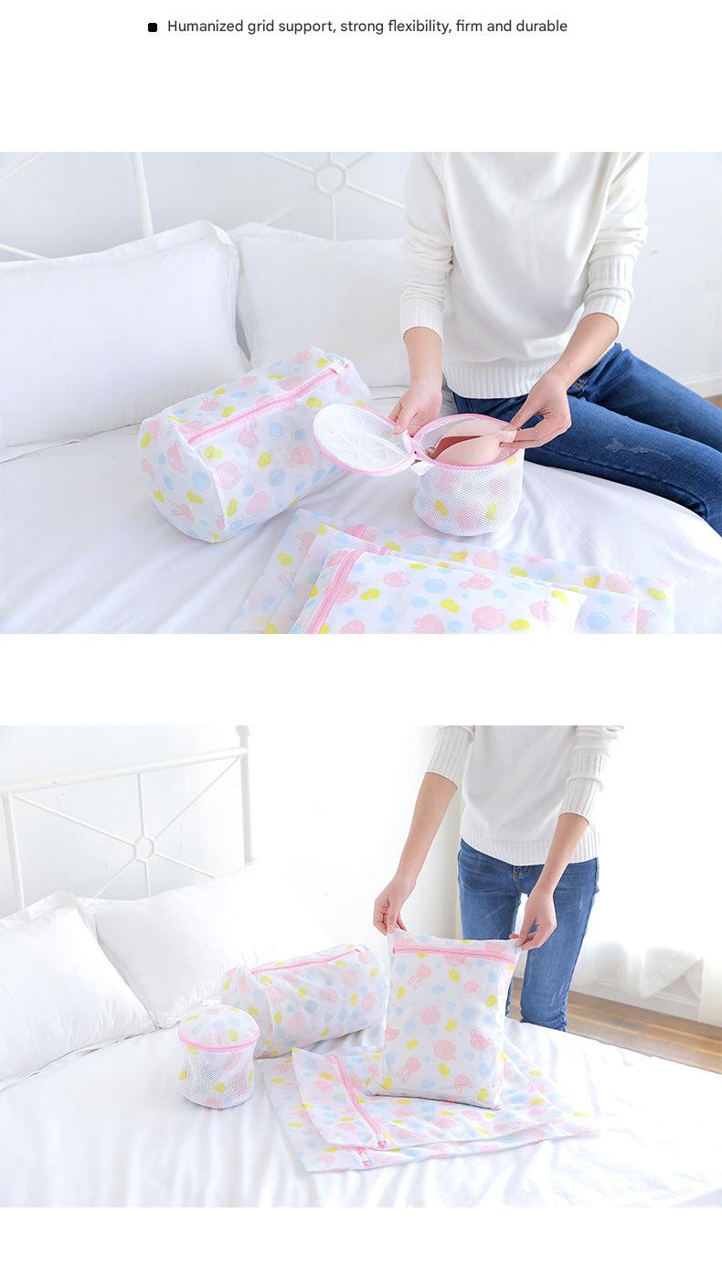 Durable cartoon print laundry bag 1