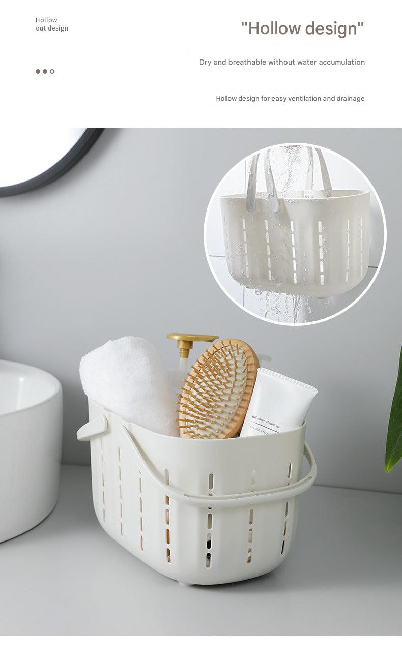 plastic storage basket with quick drainage