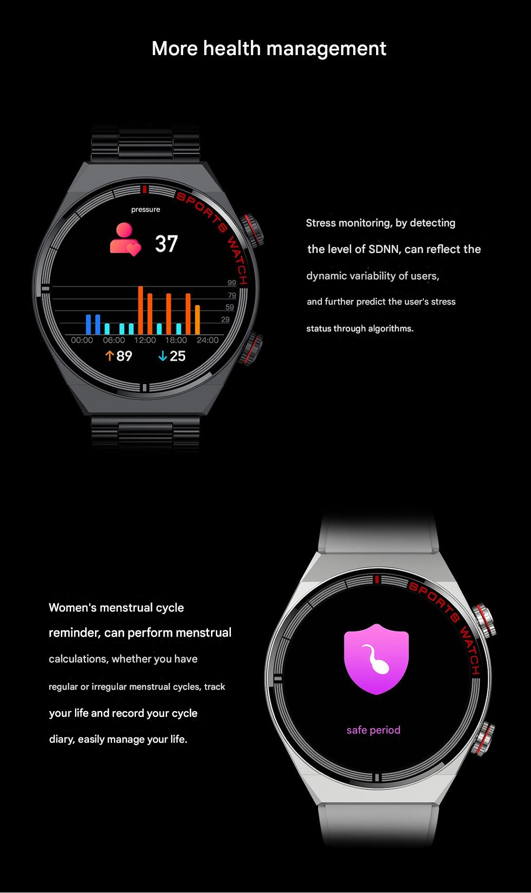 Smartwatch with NFC monitoring