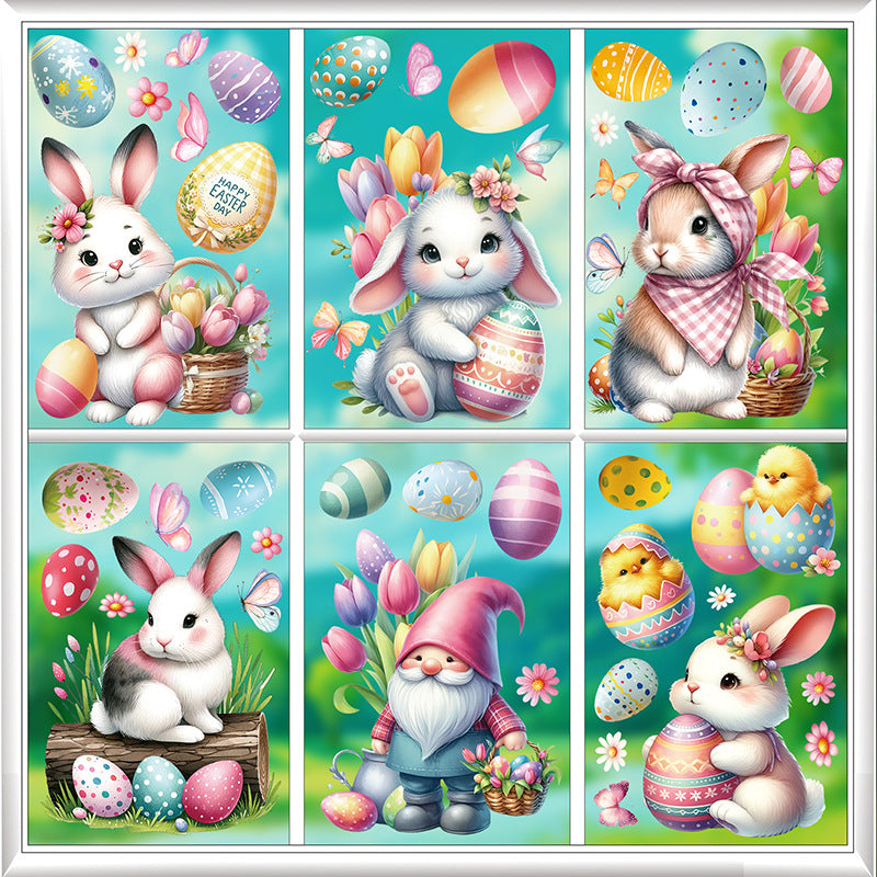 Easter Bunny Window Cling 4