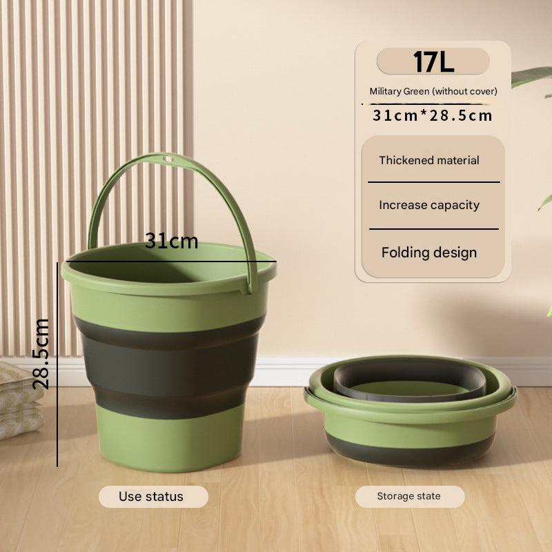Easy to store foldable bucket