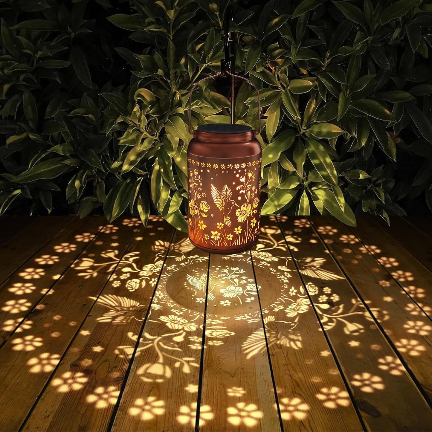 Hummingbird lanterns under sunshine 6