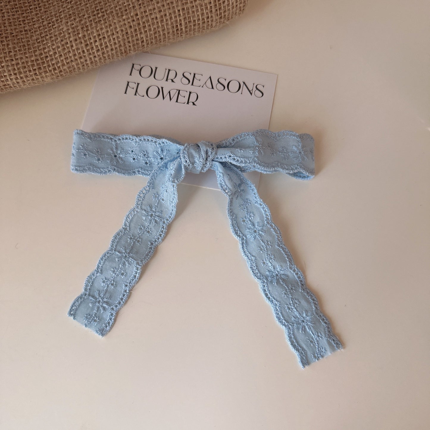 Pink bow hair clip for ballet fans