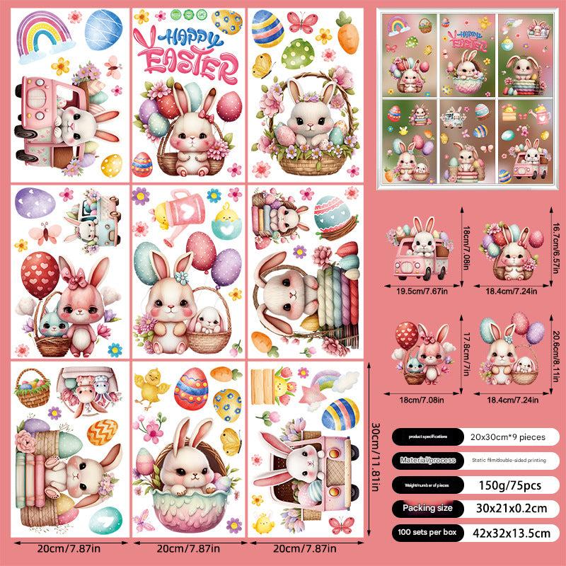 Easter Bunny Window Cling 2