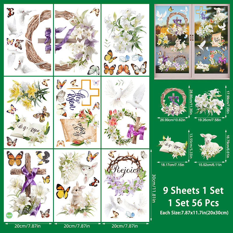 Easter Bunny Window Cling 6