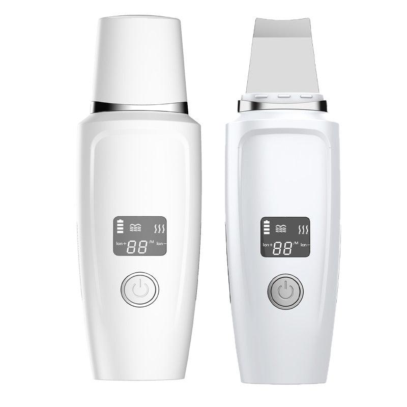 LCD skin scrubber facial cleansing device