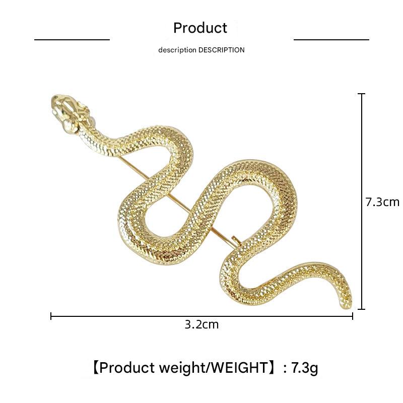 Stylish snake brooch image 4