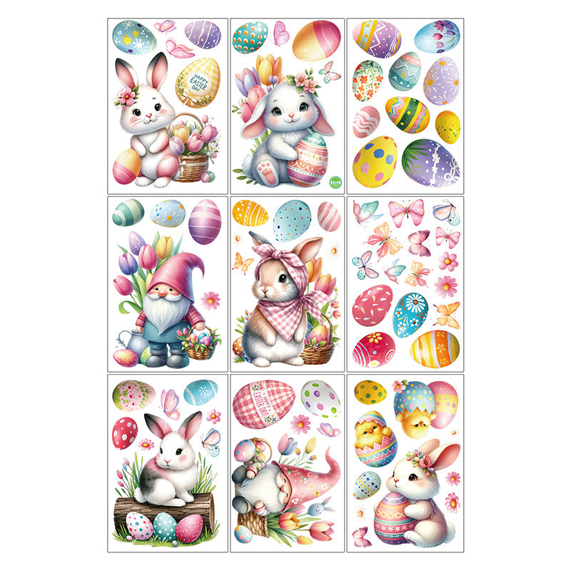 Easter Bunny Window Cling 1