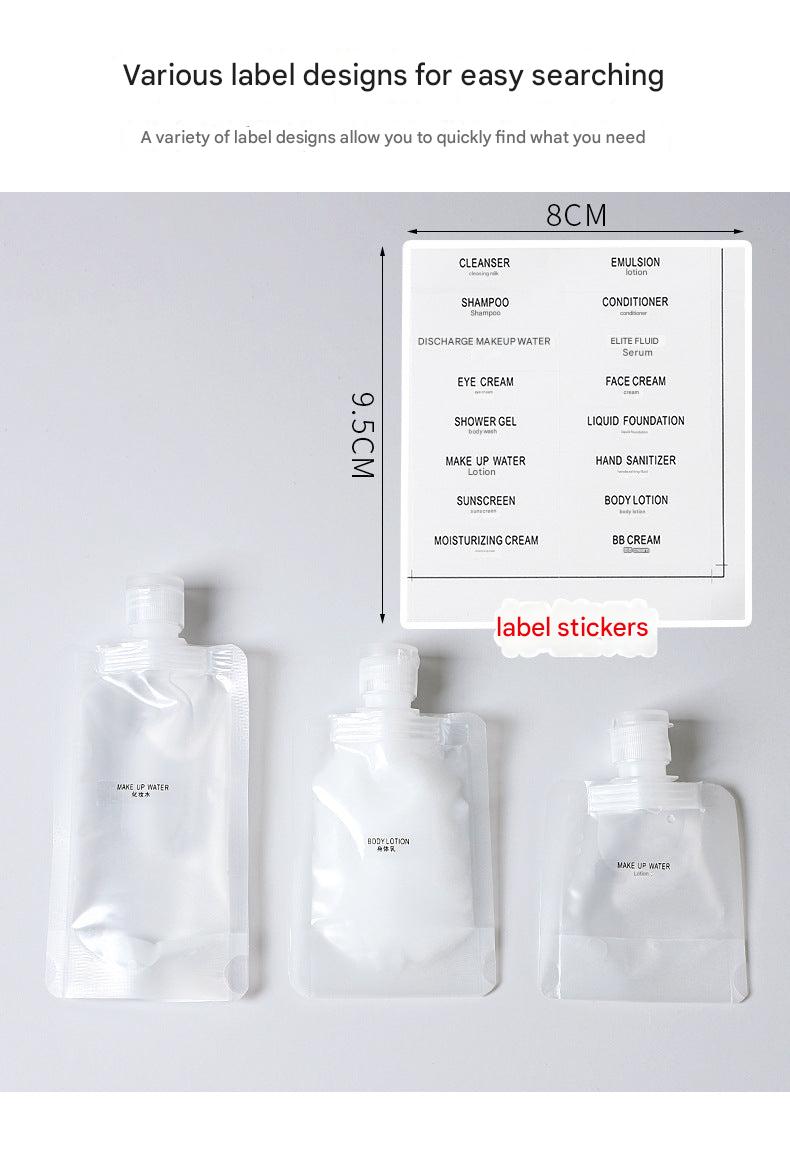 Portable travel cosmetic bottle 5