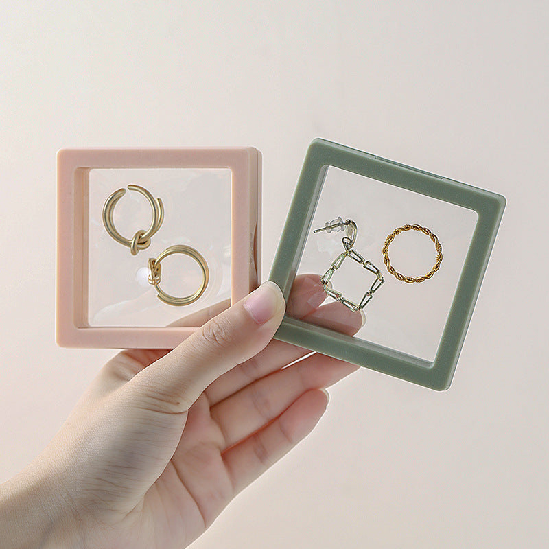 Portable Transparent Jewelry Storage Box