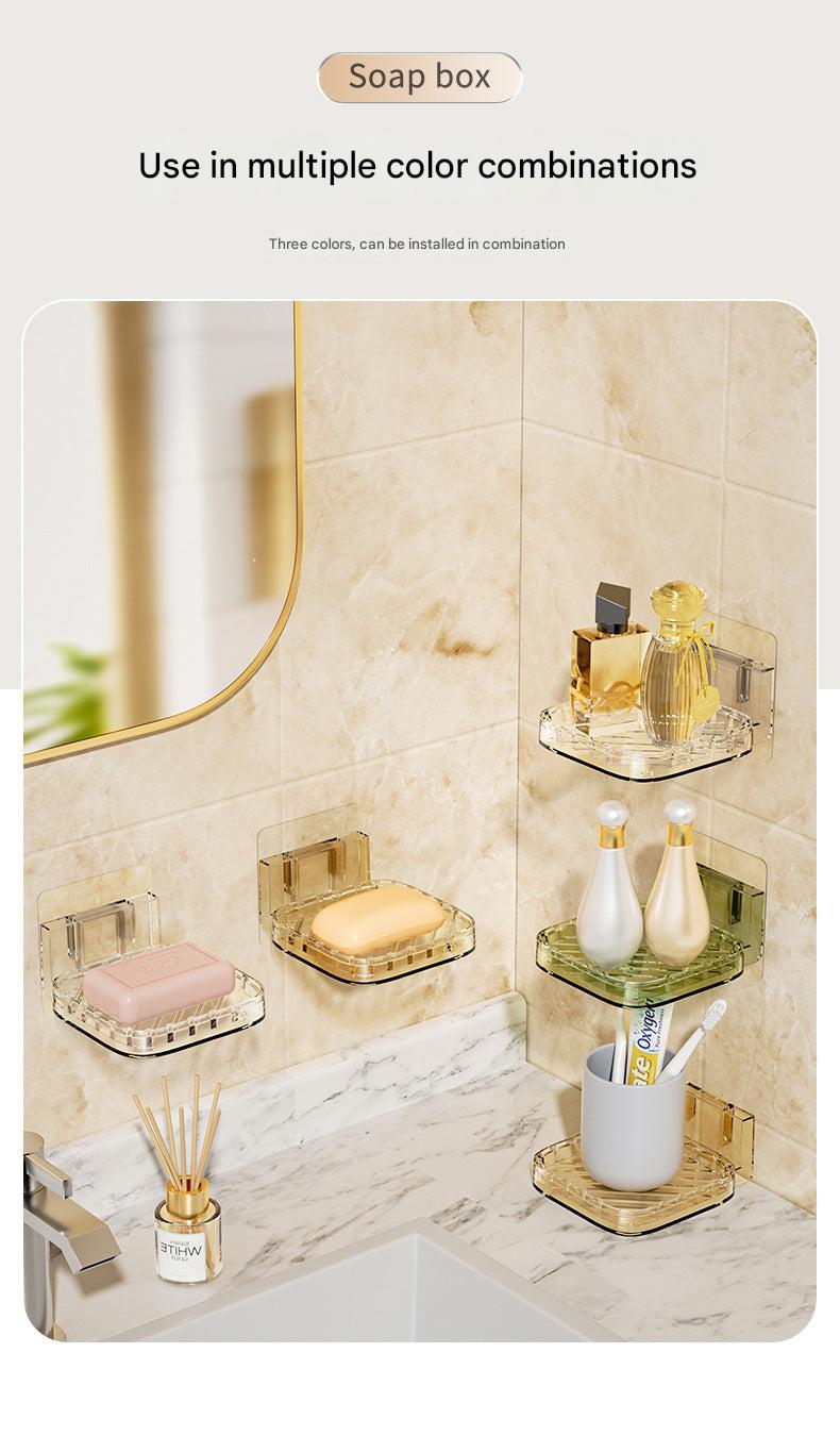 Wall-mounted soap holder image 1