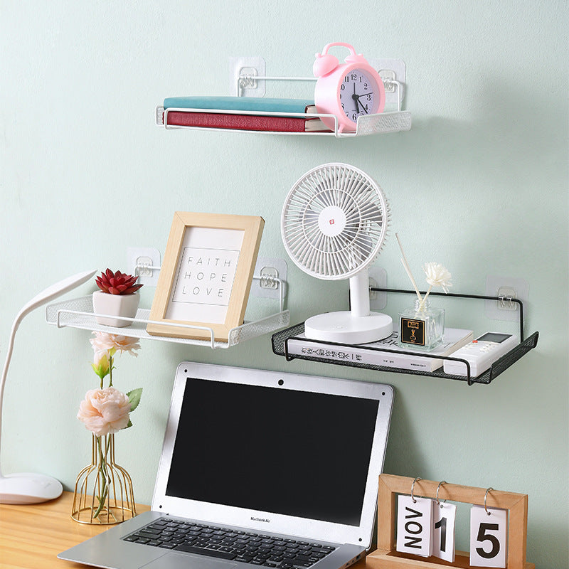 No-drill wall shelf for TV box
