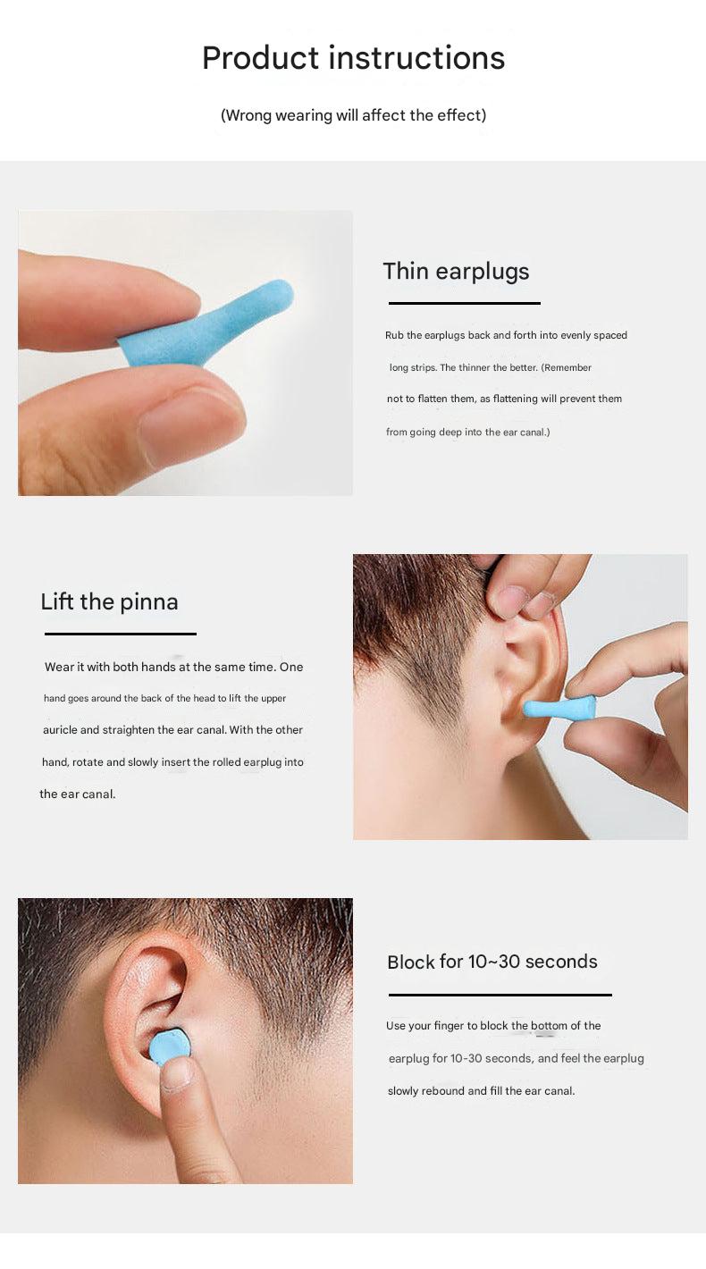 Noise-Canceling Foam Earplugs Image 4