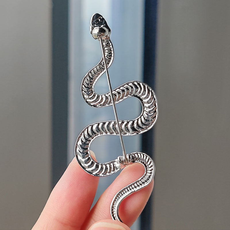 Stylish snake brooch image 7