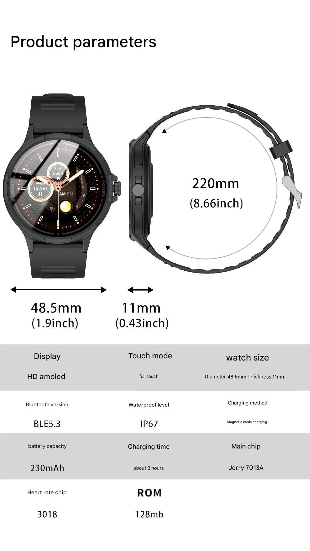 Y25 Smartwatch with Bluetooth calling feature