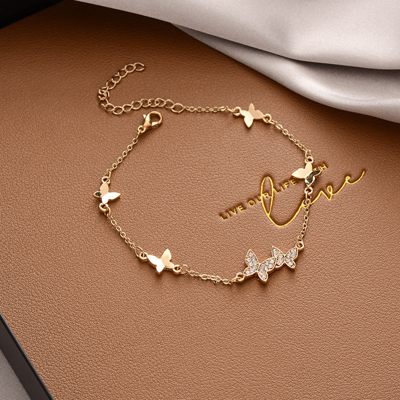 star-shaped cat eye stone bracelet image 2