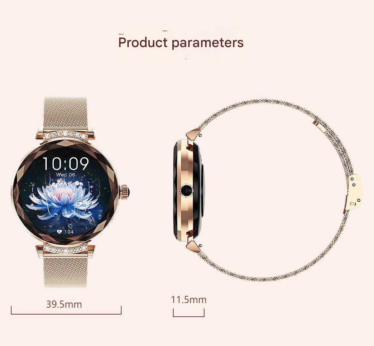 Fashionable waterproof fitness tracker for women