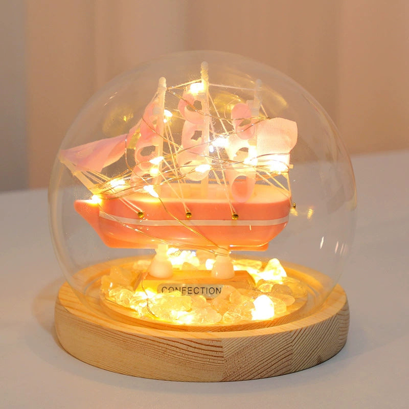 handcrafted night light decorative piece image 2