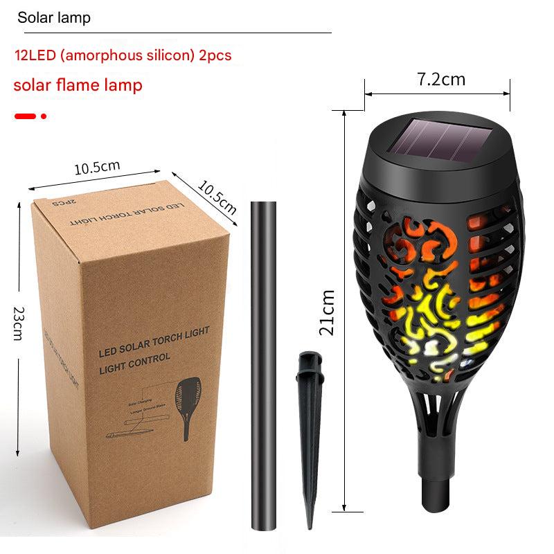 Rechargeable solar light for patio and garden