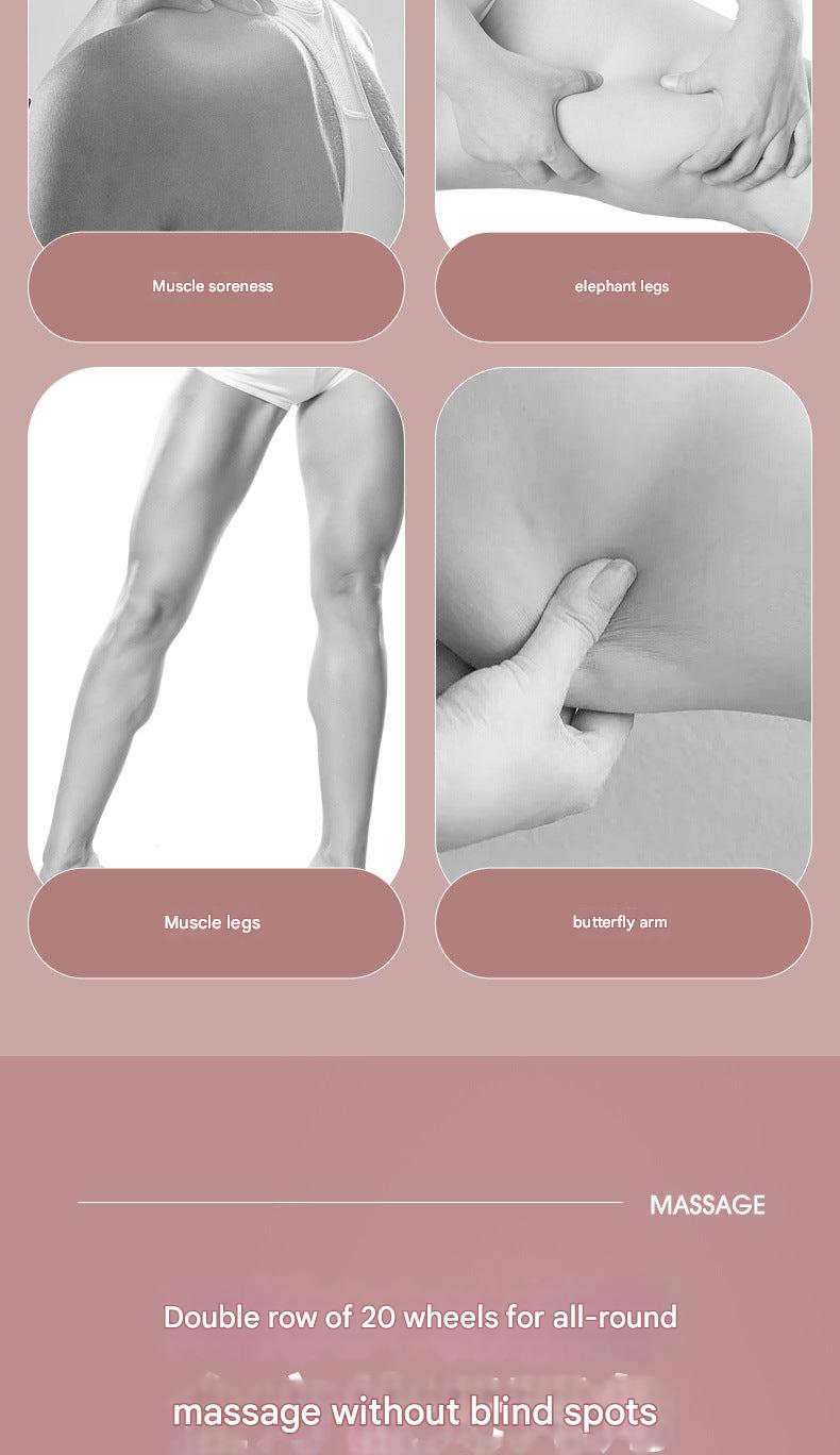 Massage rollers in different configurations