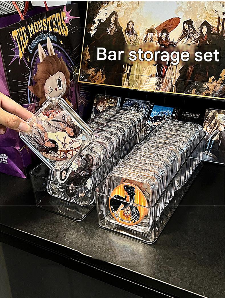 Clear acrylic display box for collectibles
