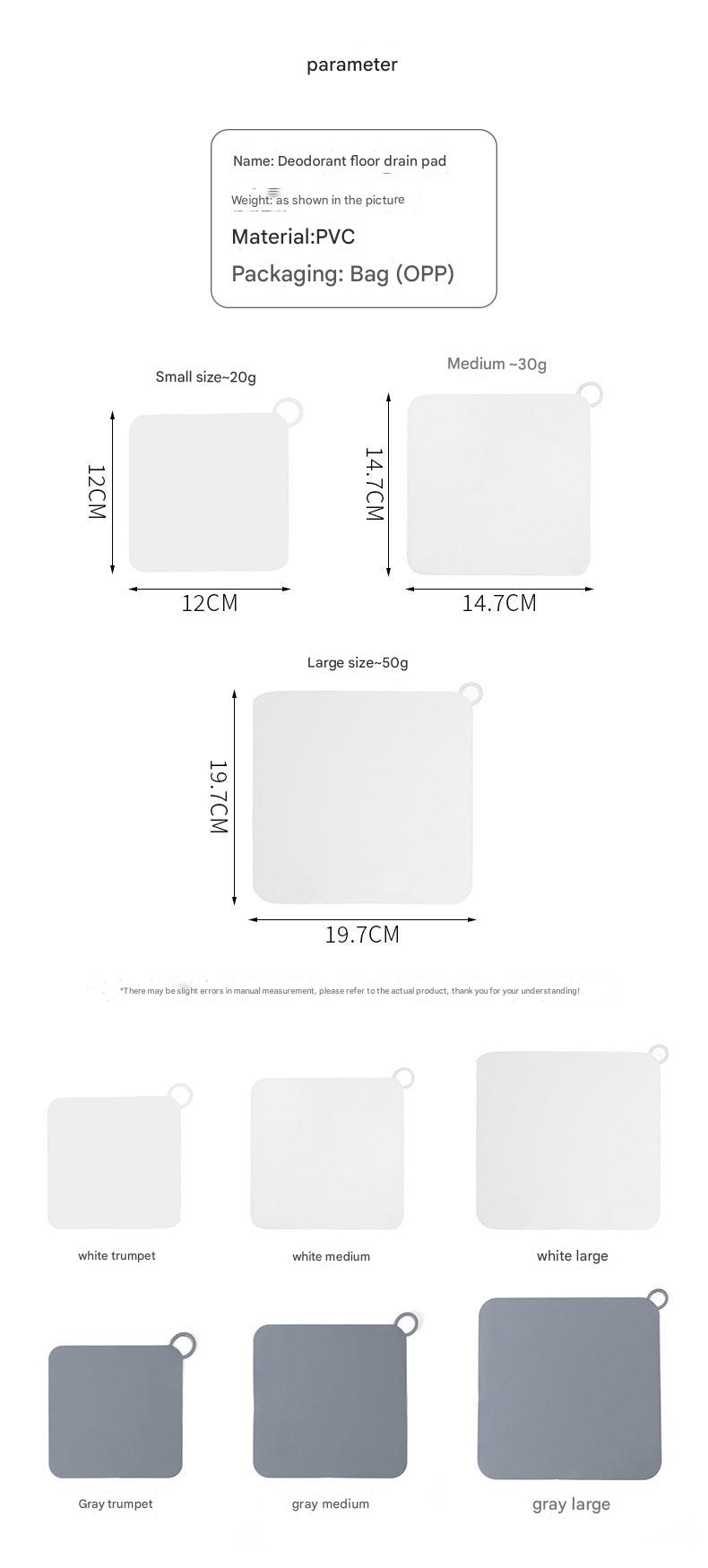 Durable PVC drain cover image 2