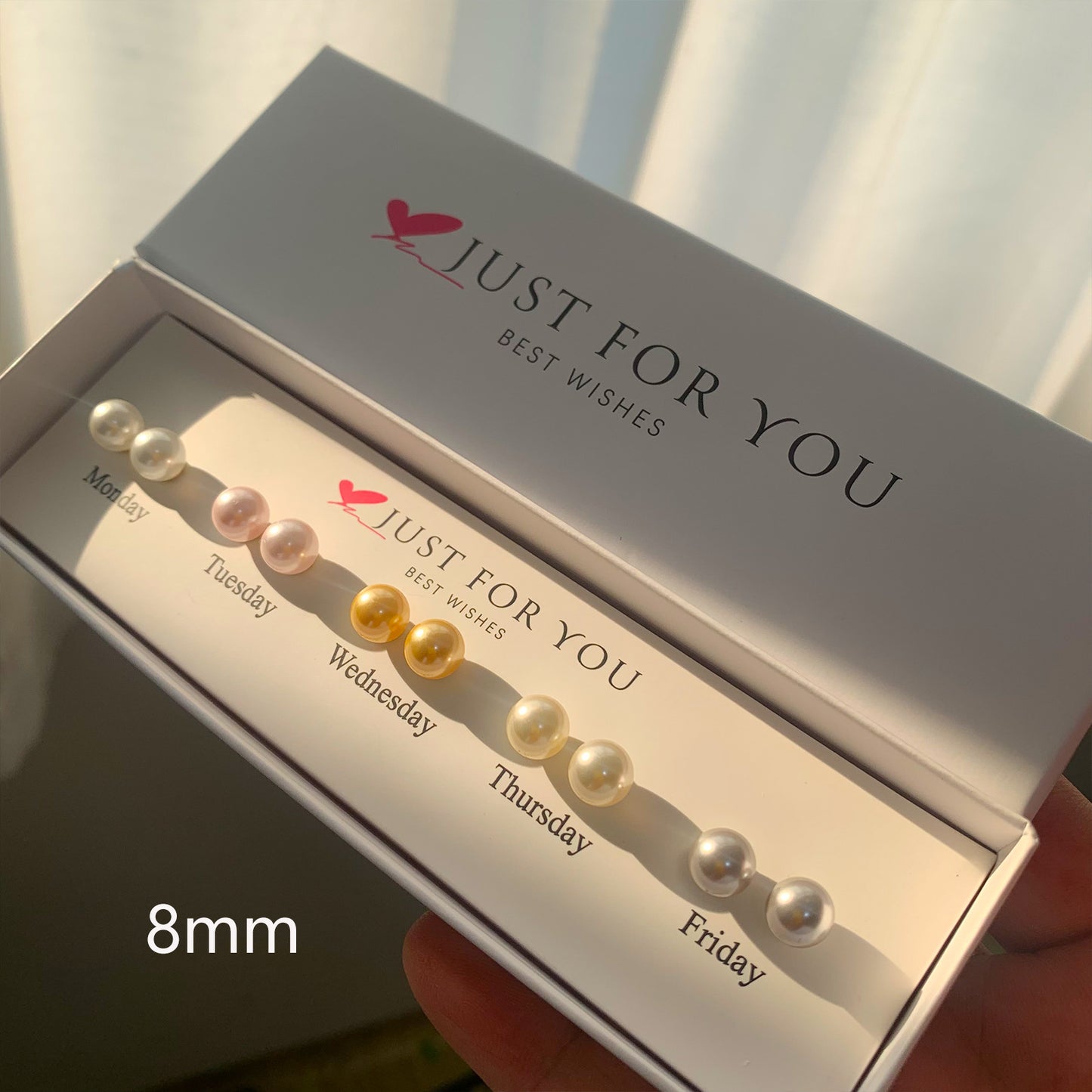 Heart-Shaped Earring Set