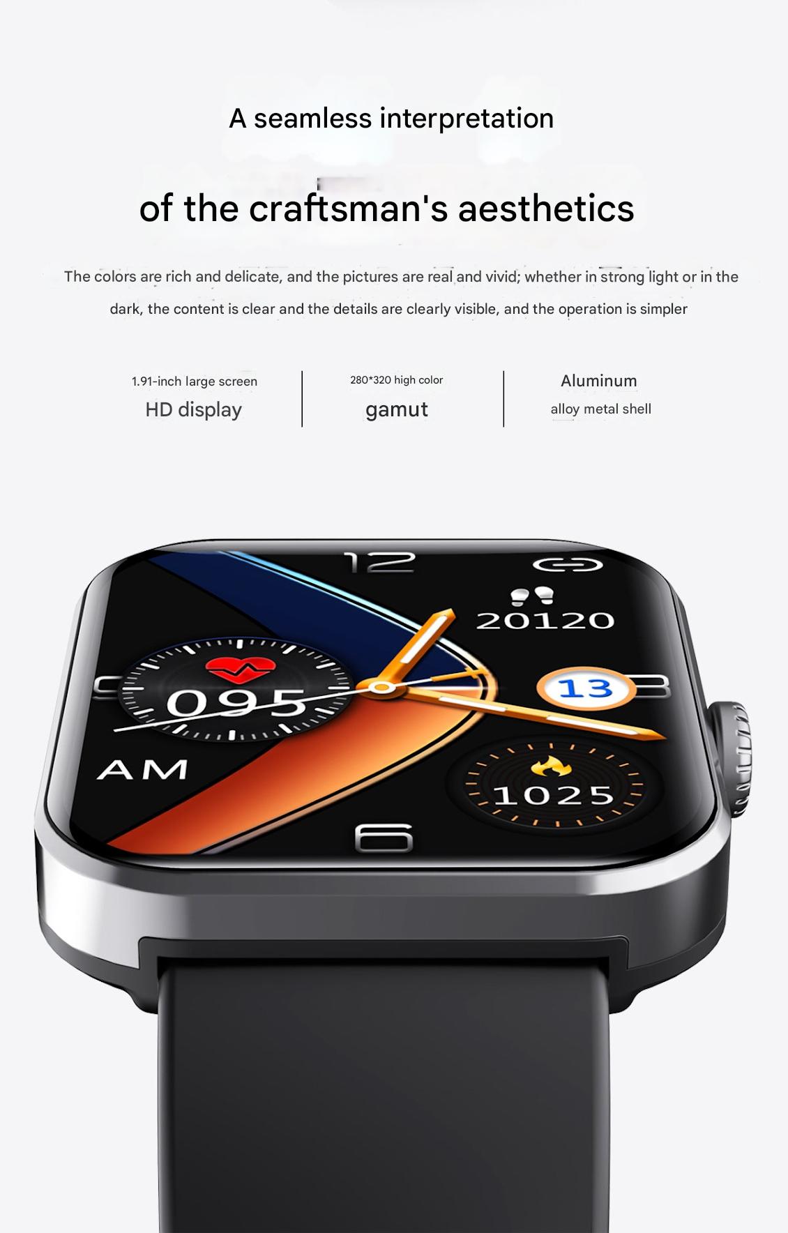 F57L Smartwatch back view