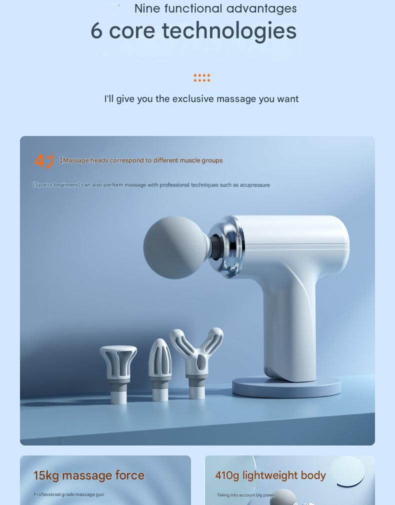 Various attachments for massage gun