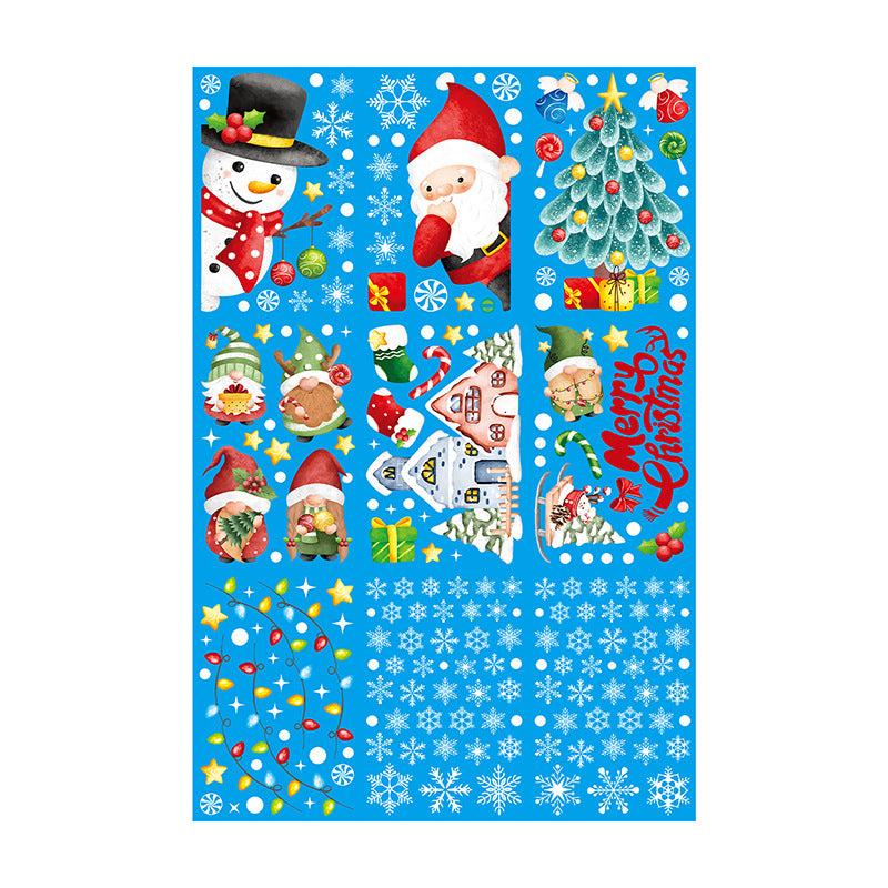 Santa static cling window decoration 2
