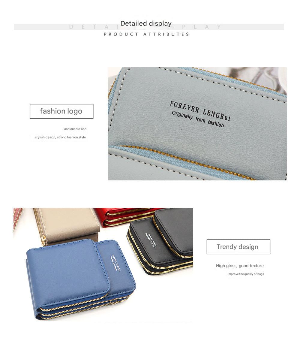 Deep blue stylish handbag