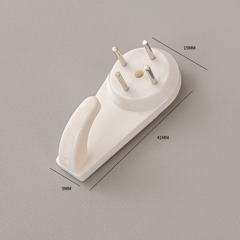 Invisible wall hook display for photos