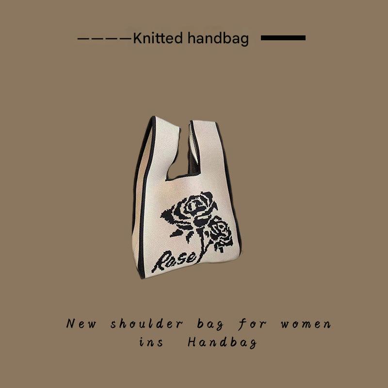 Knitted Tote Bag Storage Capacity