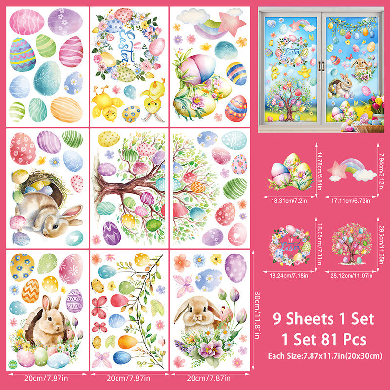 Easter Bunny Window Cling 5