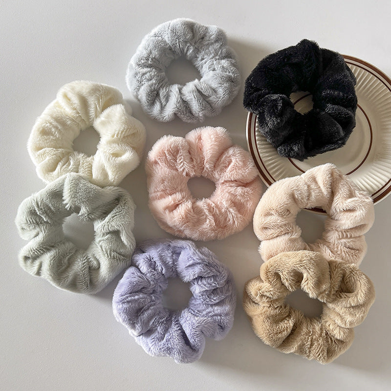 Adorable plush headband for kids in purple color