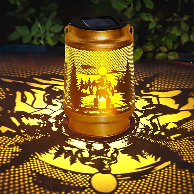 LED hummingbird lantern glowing 5