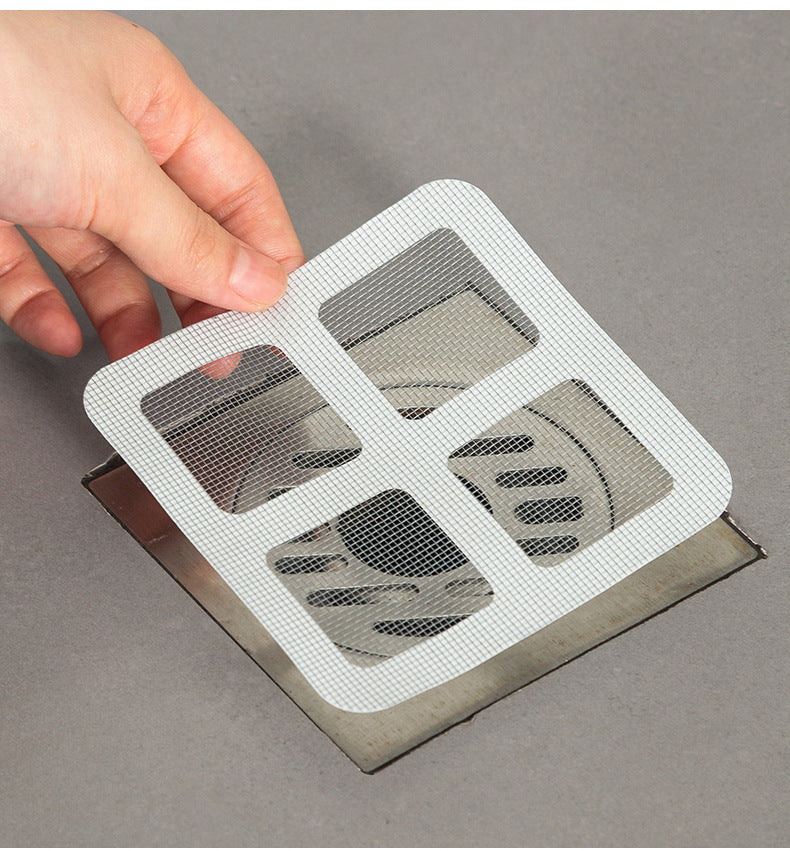 Hygienic bathroom drain filter mat