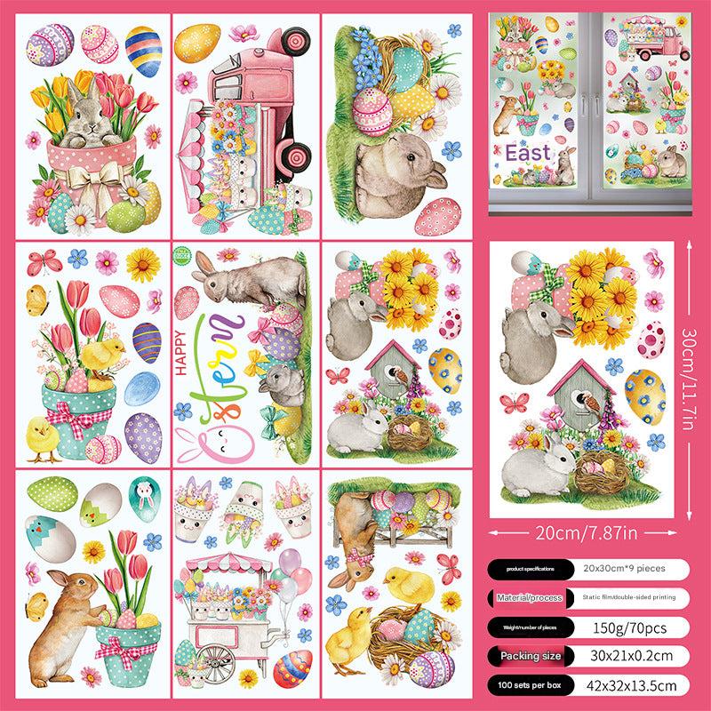 Easter Bunny window sticker design 7