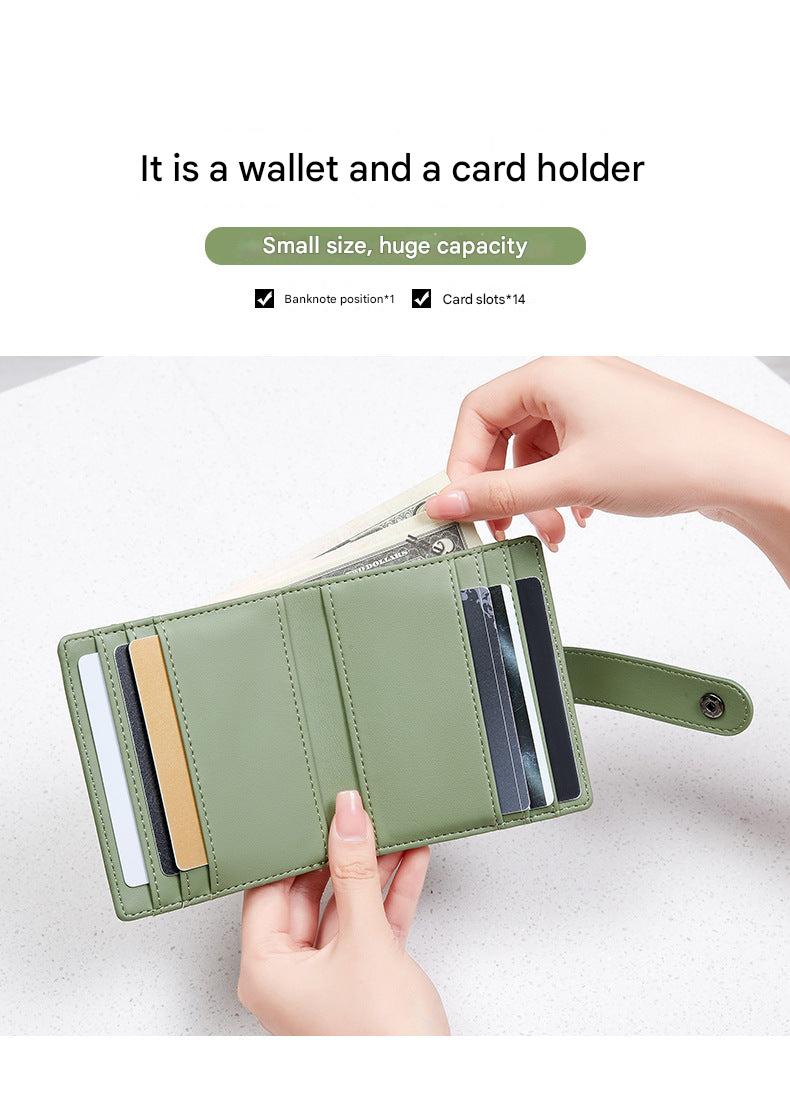 multiple colored wallets displayed together