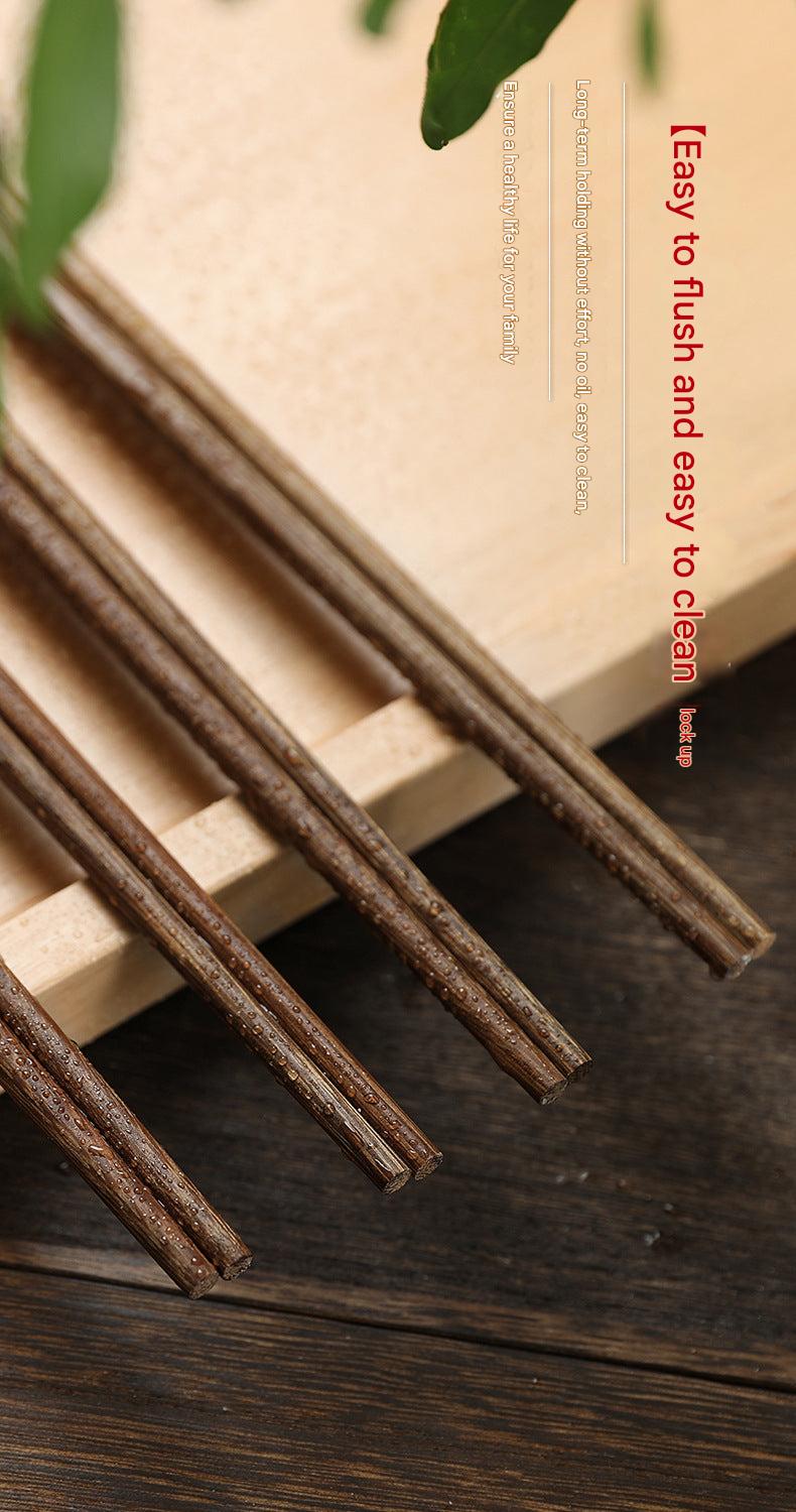 Elegant wooden chopsticks set image 4