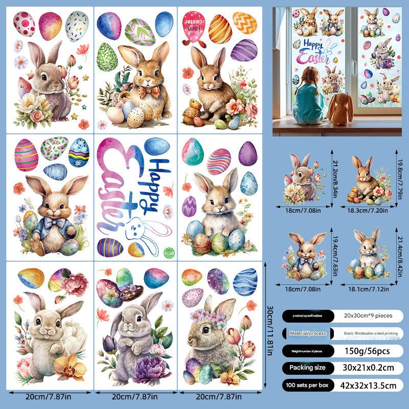 Easter Bunny Window Cling 4