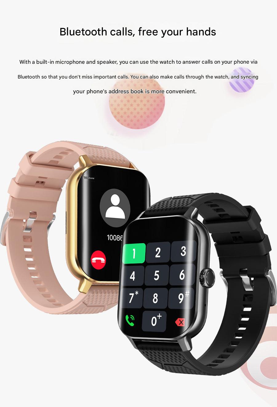 F12 Smartwatch wearing on wrist image 9