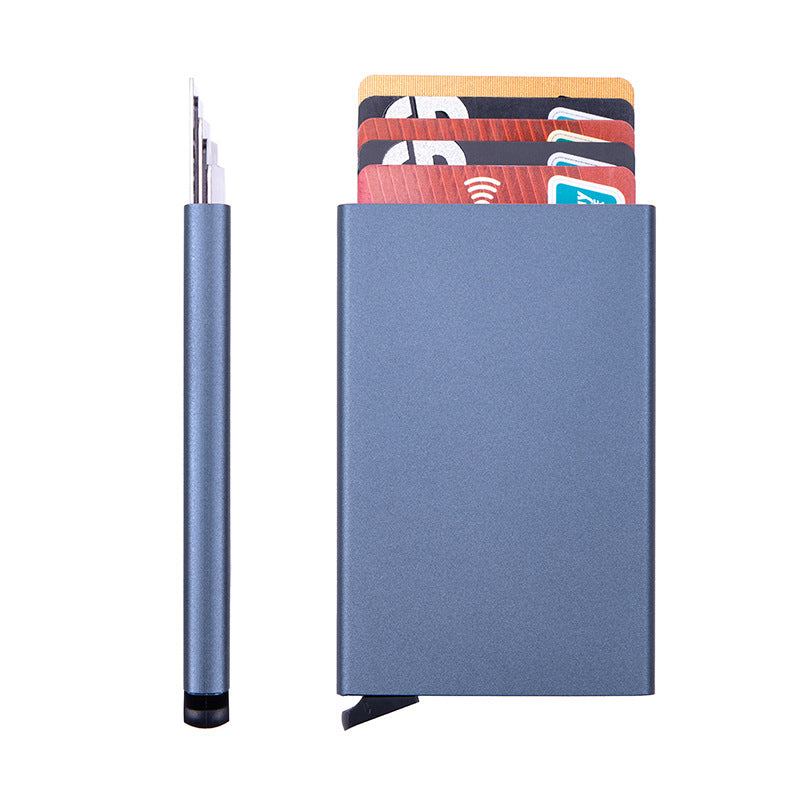 RFID card holder in blue color